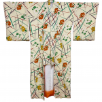 KI004_Vintage Remake Kimono - Flower x Off-White